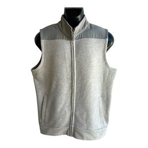 GEAR FOR SPORTS‎ Mens Cotton Gray Full-Zip Vest size Medium